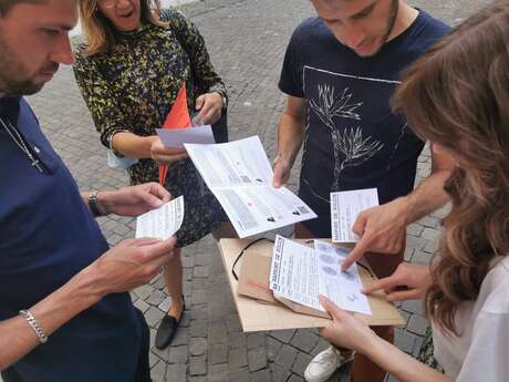 Juego "¿Quién robó el tesoro de los Macabeos?" en el casco antiguo de Ginebra