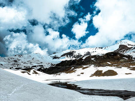 Lac caché en raquette