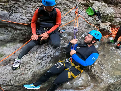 Canyoning avec le Bureau des Guides Thônes-Manigod