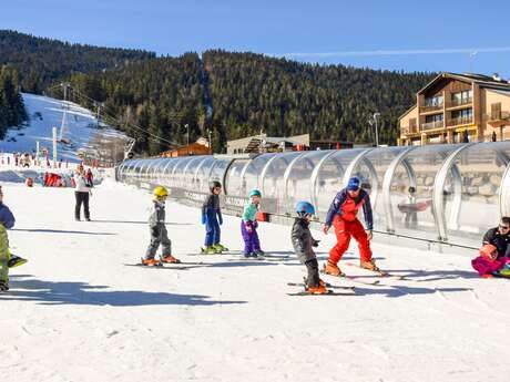 Espace évolution: tobogganing at the Ax 3 Domaines resort