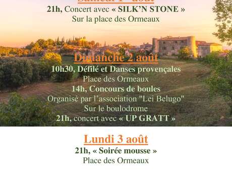 Fête du village de Tourtour