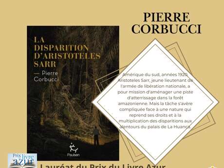 Rencontre avec le Lauréat du prix du Livre Azur