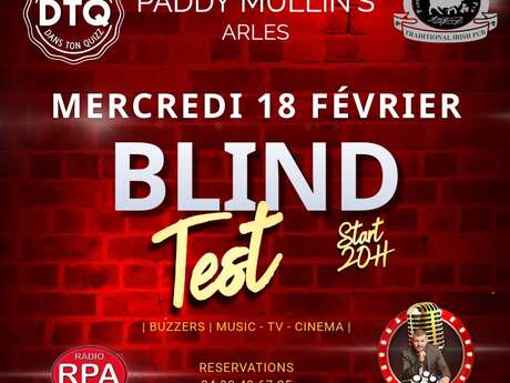 Soirée Blind Test animé par Stefan Del Corso