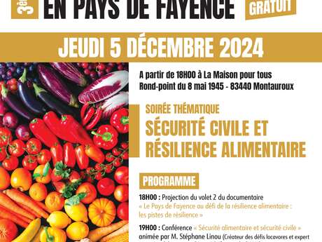 3èmes Rencontres locales de l'alimentation durable en Pays de Fayence - Montauroux - VAR