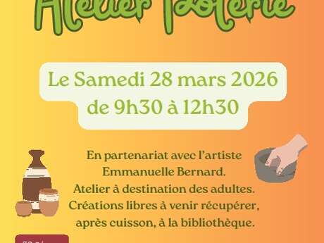 Atelier poterie à l'Escale