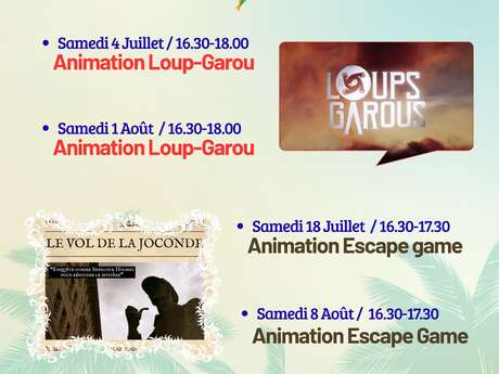 Animation Loup-Garou et escape Game