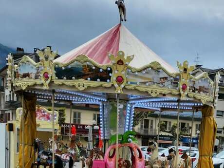 Manège de chevaux de bois