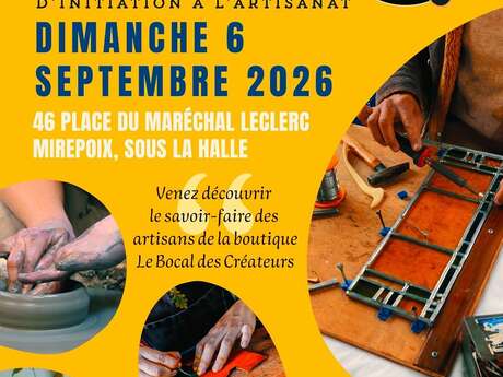 Les ateliers du Bocal - Journée de démos et d'initiation à l'artisanat