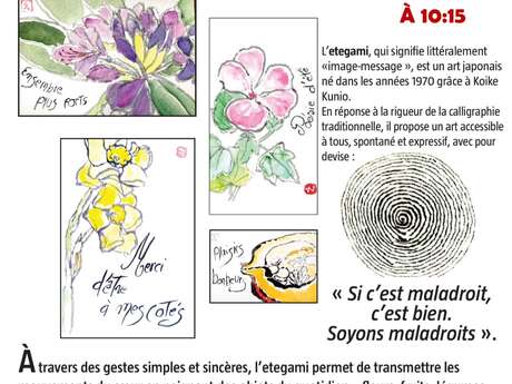 Atelier : l'etegami