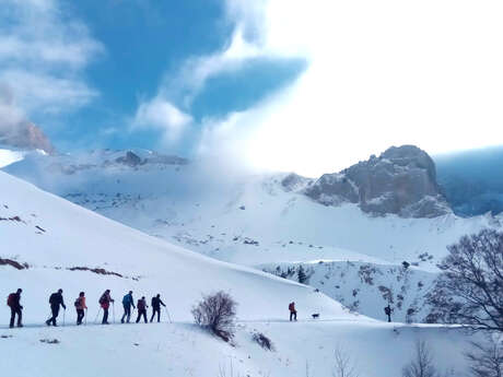Raquettes avec Mélanie Dastrevigne