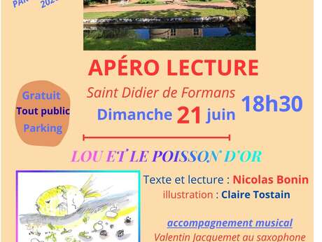 Partir en Livre : Apéro lecture - Lou et le Poisson d'Or