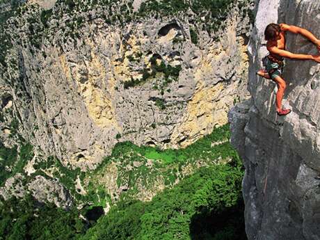 Sallières - rock climbing area