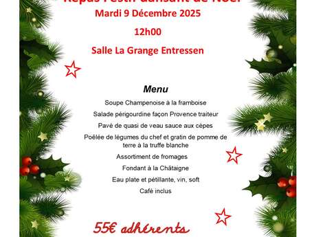 Repas festif de Noël avec Istres Temps Libre