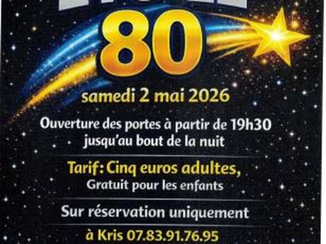 Soirée dansante : Etoile 80