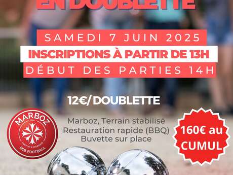 Concours de pétanque de l'ESB Marboz