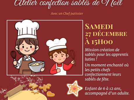 Atelier confection sablés de Noël