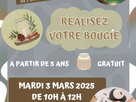 Atelier création de bougie