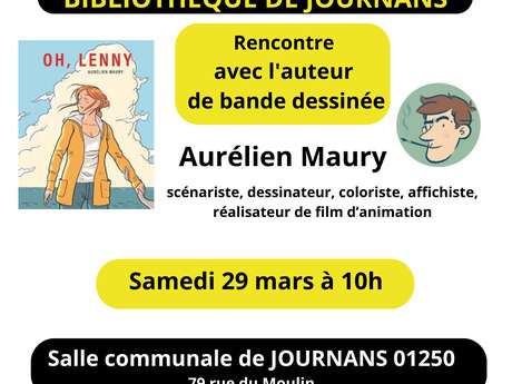 Rencontre avec Aurélien MAURY auteur de Bande Dessinée pour adultes