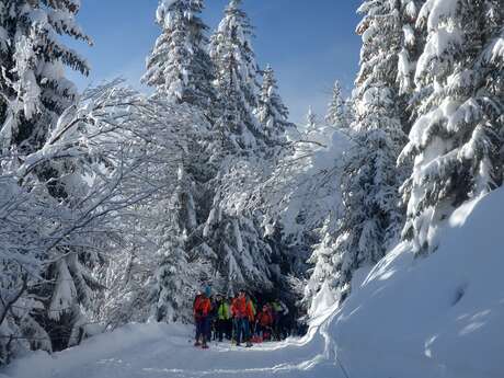 Snow shoeing with Montagne Activités