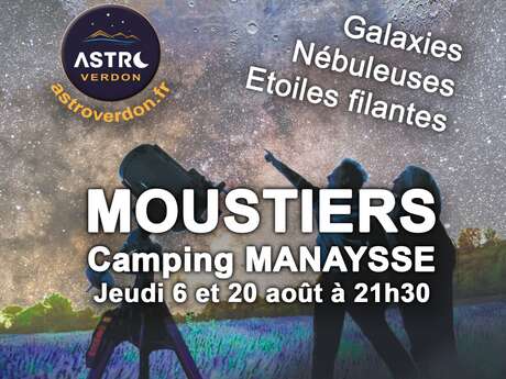 Soirée astronomie au Camping Manaysse