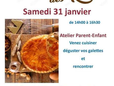 On la fait ensemble......et on la mange ! La galette à l'aiguier  à La Tourd 'Aigues