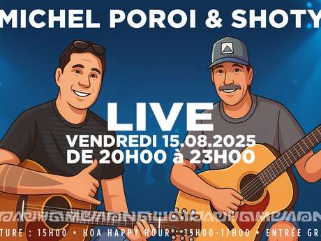 Michel Poroi & Shoty en concert - Brasserie Hoa
