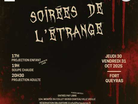 Soirées de l'Etrange - Halloween