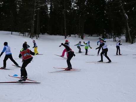 Ski de fond cours collectifs enfants  - Ecole de Porte