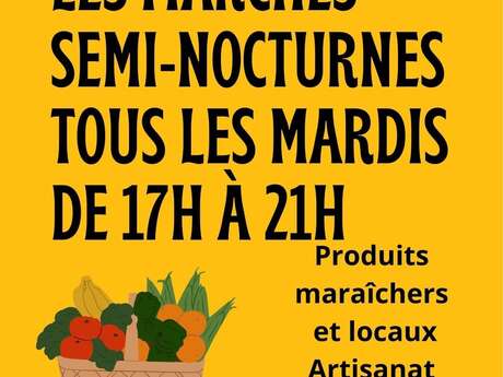 Marché semi-nocturne