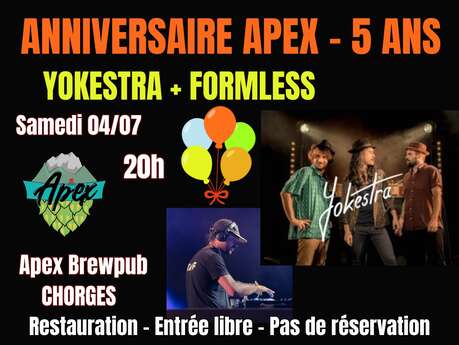Anniversaire 5 ANS de l'APEX