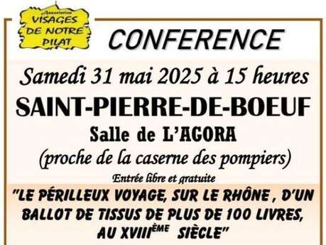 Conférence de Visages de Notre Pilat