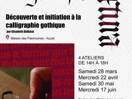 Introduction to Gothic calligraphy