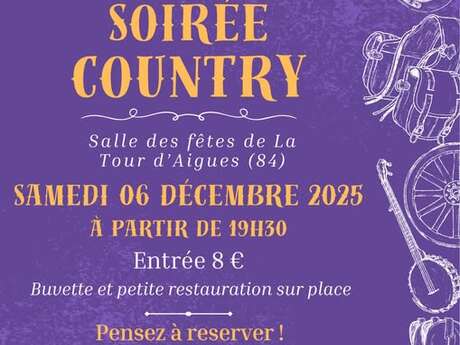 Les soirées country à La Tour d'Aigues par Ligoures Mountain Men
