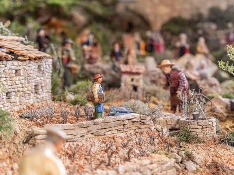 Visite de la crèche de La Bastide des Jourdans
