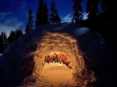 Aperitif Igloo et raquettes