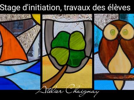 Atelier C. Chaignay - Stage initiation - Vitrail