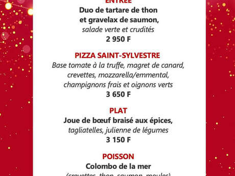 Suggestions de la St Sylvestre - Pizza & Pasta