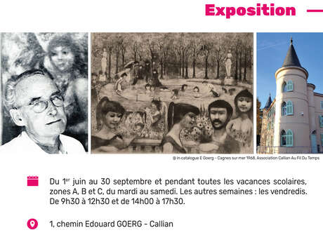 Exposition Edouard GOERG