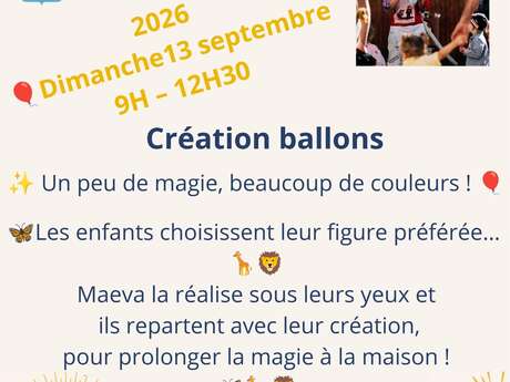 Fête du lac de Sainte Croix - Créations ballons par Maeva