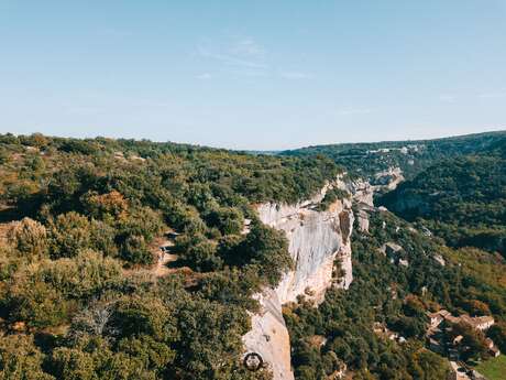 The balconies of Aiguebrun by mountain bike