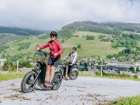 Sortie en Mountain E-scooter