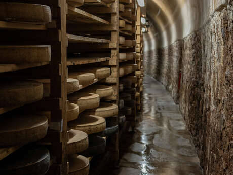 Visite et Degustation au Tunnel de la Collonge -  Mons Fromager Affineur