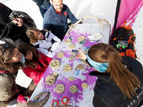 Atelier traces du Parc national des Ecrins