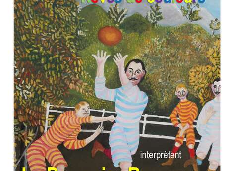 Le Douanier Rousseau interprété par Hélène Munet-Blocier et ses élèves de l'atelier Rêves de Couleurs