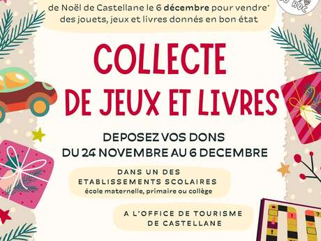 Collecte de jeux et livres