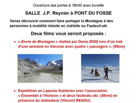 Projection la montagne pour tous