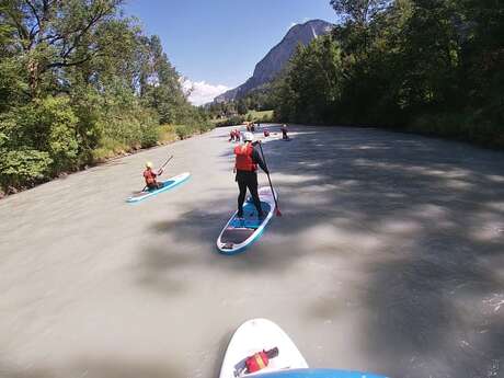 Stand Up Paddle sur l'Arve