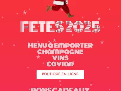 Menu de Noël à emporter