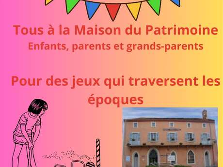 Jeux de toutes les époques