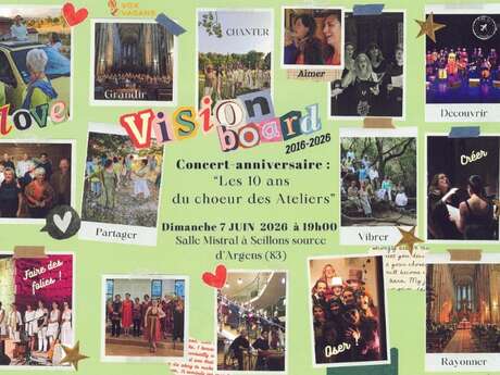 Concert - anniversaire : Les 10 ans du Chœur des Ateliers